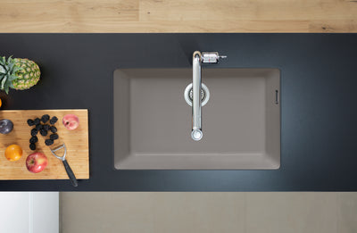 Fregador Bajo Mesa 26X15.7X7.5" Concretegrey - Hansgrohe Silicatec 660
