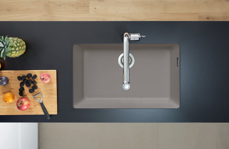 Fregador Bajo Mesa 26X15.7X7.5" Concretegrey - Hansgrohe Silicatec 660