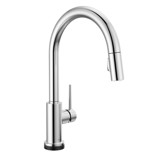 Grifo Fregador Monomando Con Cabezal Extraible - Delta Trinsic Touch2O Touchless