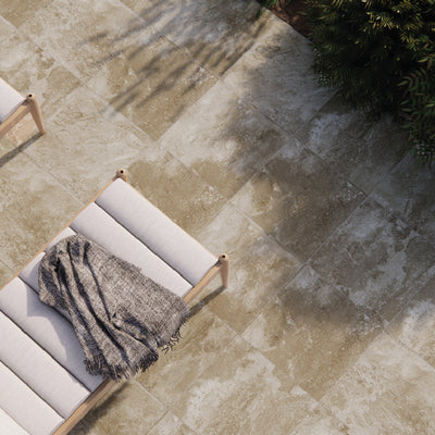 Porcelanato Esmaltado Rectificado Antideslizante   30,3x61,3cm Beige - Prissmacer Ess. Nerva