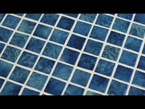 Mosaico De Vidrio Brillante 31X46.7cm Blue - Onix Arrecife
