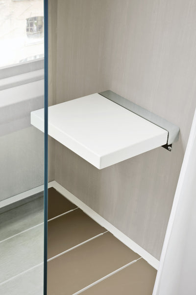 Asiento Abatible Para Ducha Blanco - Aqualia