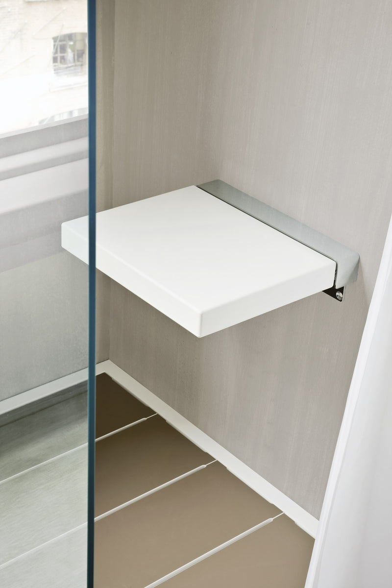 Asiento Abatible Para Ducha Blanco - Aqualia