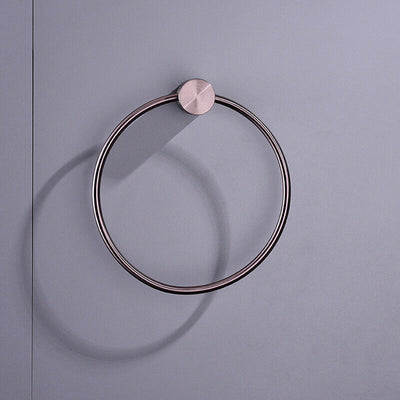 Aro Porta toalla Bronce Cepillado - Aqualia Signature