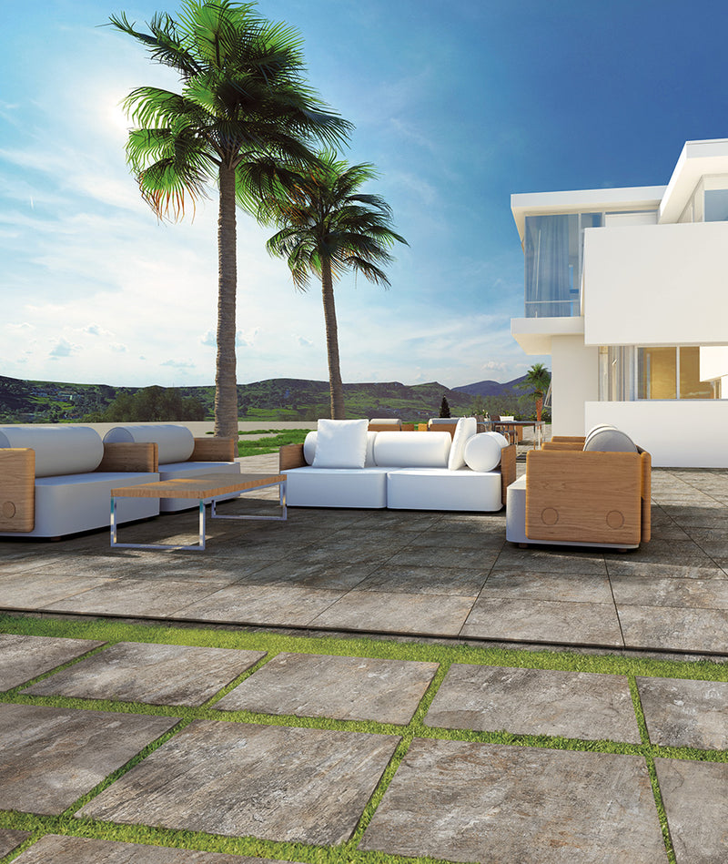 Porcelanato Esmaltado  Antideslizante 30.8X61.5cm Grigio - Energieker Urano