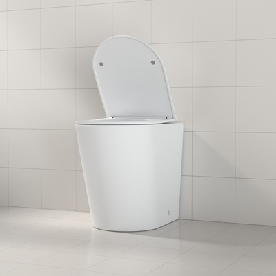 Inodoro para Tanque Empotrado con Descarga a Pared Blanco - Aqualia Lacar