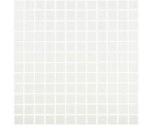 Mosaico De Vidrio Antideslizante PVC 31.7 X 39.5cm Blanco - Vidrepur