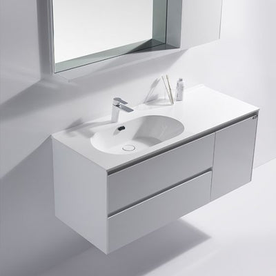 Mueble De Baño Aereo 120X48X51cm Blanco - Aqualia Roussel