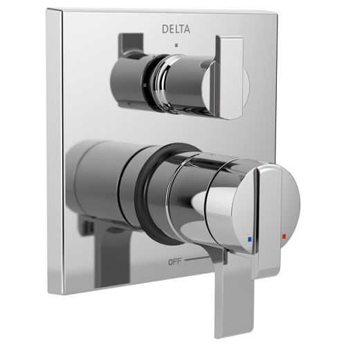 Grifo De Ducha Angular Con Desviador Integrado 3 Posiciones - Delta