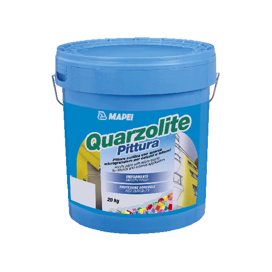 Pintura A Base De Resina AcrãLica Base P 20Kg - Mapei Quarzolite