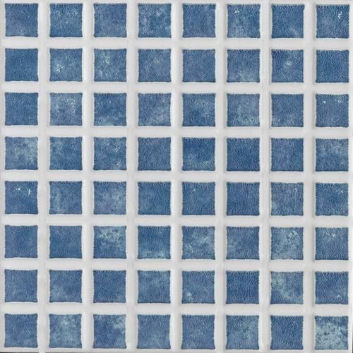 Pavimento De Ceramica Antidezlizante 20X20cm Azul - Samboro Mosaico