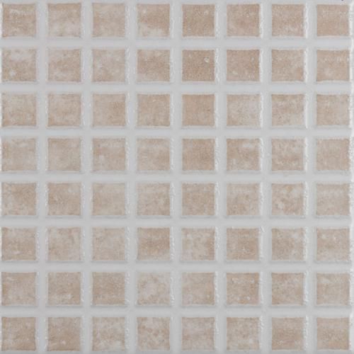 Pavimento De Ceramica Antideslizante 20X20cm Beige - Samboro Mosaico