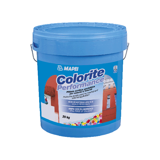 Pintura AcrãLica Blanco 5Kg - Mapei Colorite Performance