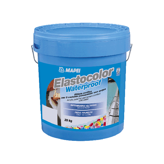 Pintura Acrilica Base T 20Kg - Mapei Elastocolor Waterproof