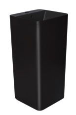 Lavamanos Pilon De Una Pieza Con Rebosadero Negro Mate - Aqualia Croto