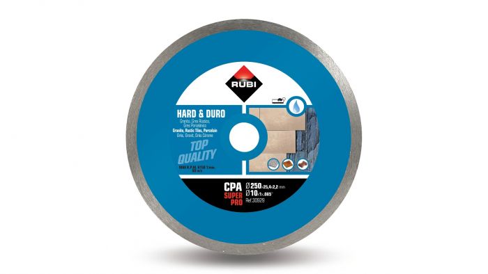 Disco Diamante General Material Duro Continuo - Rubi Cpa 250 Superpro