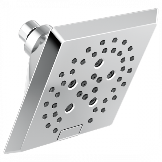 Ducha Fija Cuadrada 14.8X14.8cm 5 Funciones - Delta H2Okinetic Raincan