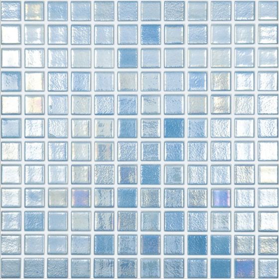 Mosaico De Vidrio Brillante 25X25cm Air - Vidrepur Shell