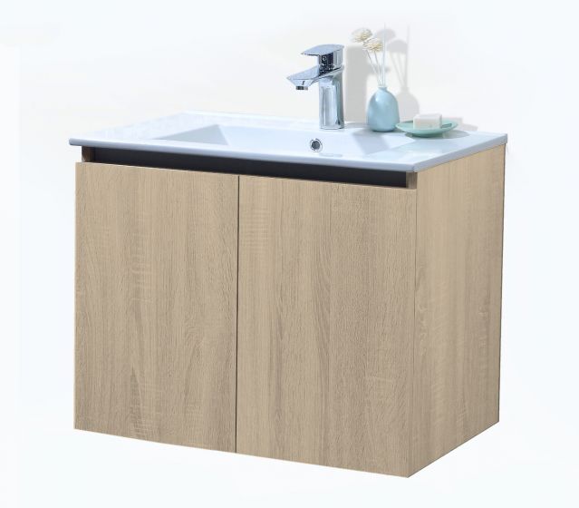 Mueble De Baño Aereo 60X46X55cm Oak - Aqualia Bosco
