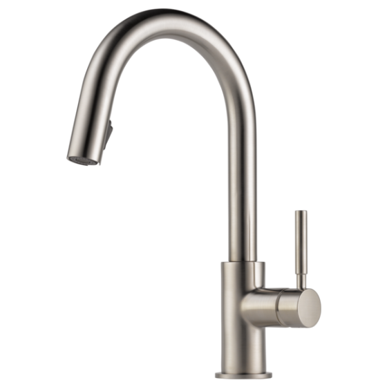 Grifo Fregador Monomando Con Cabezal Extraible Acero Inoxidable - Brizo Solna