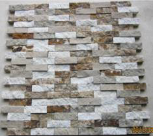 Mosaico De Piedra Natural Mate 30X30Cm - Porcelamika Mezzosplit