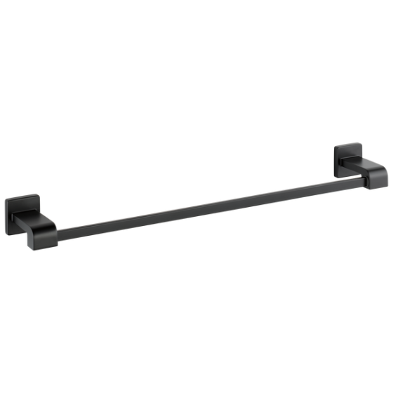 Barra Toallera 24" Negro Mate - Delta Ara