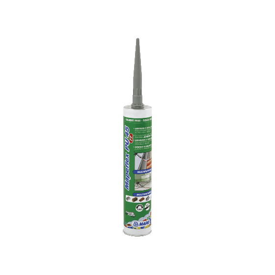 Sellador Y Adhesivo Poliuretanico 300ml Gris - Mapei Mapeflex Pu 45