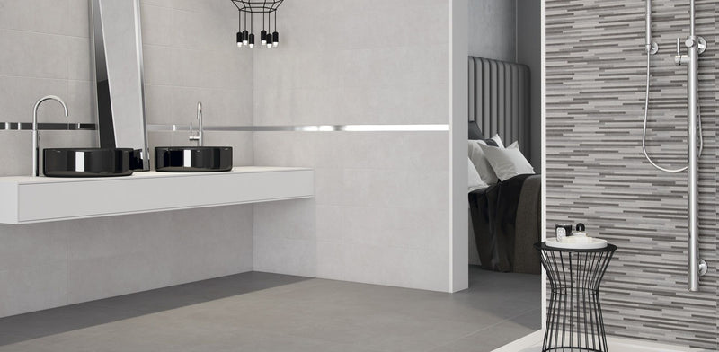 Revestimiento De Ceramica Mate 25X80cm Kamet Coal - Argenta Foster