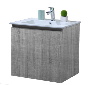 Mueble De Baño Aereo 50X46X55cm Gris - Aqualia Bosco