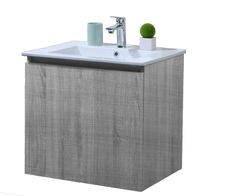 Mueble De Baño Aereo 50X46X55cm Gris - Aqualia Bosco