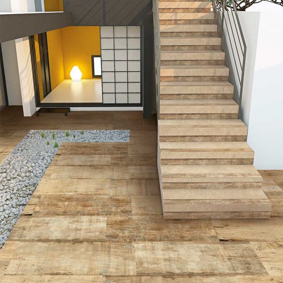 Porcelanato Esmaltado Mate 28.8X119cm - Ceusa Tulha