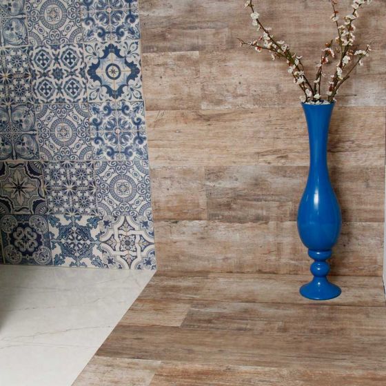 Porcelanato Esmaltado Mate 28.8X119cm - Ceusa Tulha
