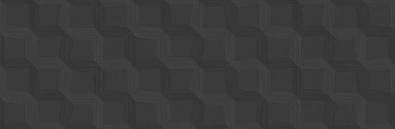 Revestimiento De Ceramica Rectificado Brillante 30X90cm Negro - Saloni Sector