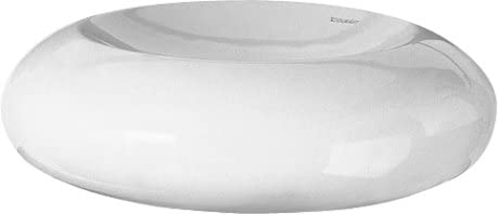 Lavamanos De Sobreponer Redondo 50x24.8cm - Duravit Ciottolo WonderGliss