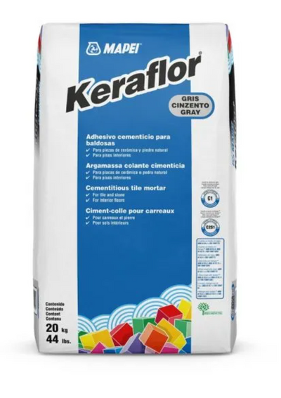 Mortero Gris - Mapei Keraflor 20kg