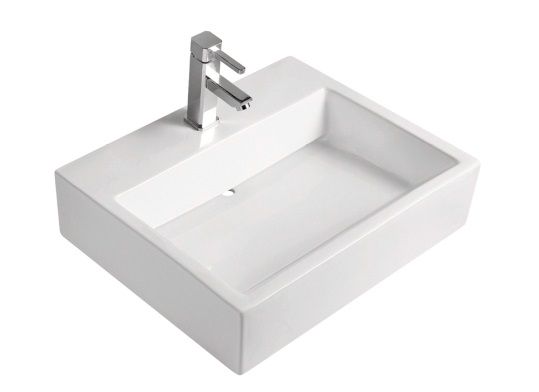 Lavamanos De Sobreponer Rectangular 56x46x13.5cm- Aqualia Abi II