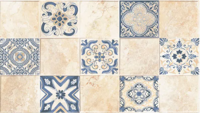 Revestimiento De Ceramica Brillante 33X60Cm - Ceramica Lume Antiqua
