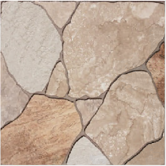 Pavimento De Ceramica Antideslizante 56X56Cm -  Ceramica Cristofoletti Piedras Grandes