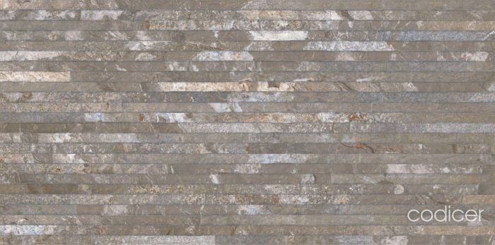 Porcelanato Esmaltado Mate 33X66Cm Gris - Codicer Cairo