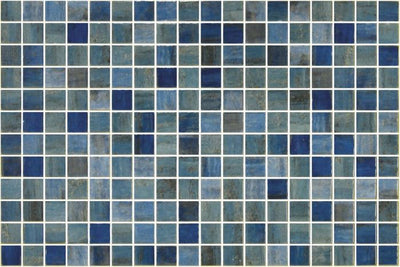 Mosaico De Vidrio Brillante 31X46.7cm Blue - Onix Forest