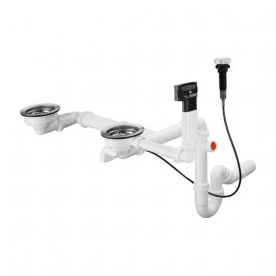 Vaciador Automatico Para Fregador Doble - Hansgrohe Granite