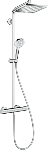 Showerpipe termostatica cuadrada 1J -Hansgrohe Crometta E 240
