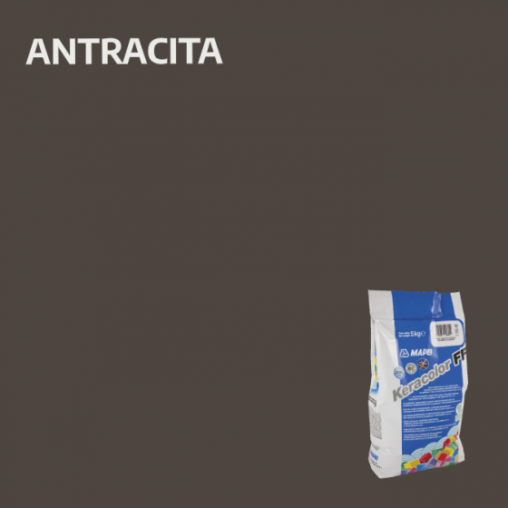 Lechada Con Polimero - Mapei Keracolor Ff Antracita 5Kg