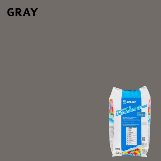 Lechada Sin Arena Y Con Polimero - Mapei Keracolor U Gray 10Lbs