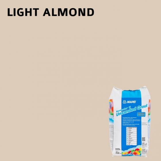 Lechada Sin Arena Y Con Polimero - Mapei Keracolor U Light Almond 10Lbs