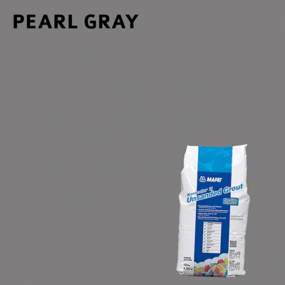 Lechada Sin Arena Y Con Polãƒæ’Ã‚ÂMero - Mapei Keracolor U Pearl Gray 25Lbs