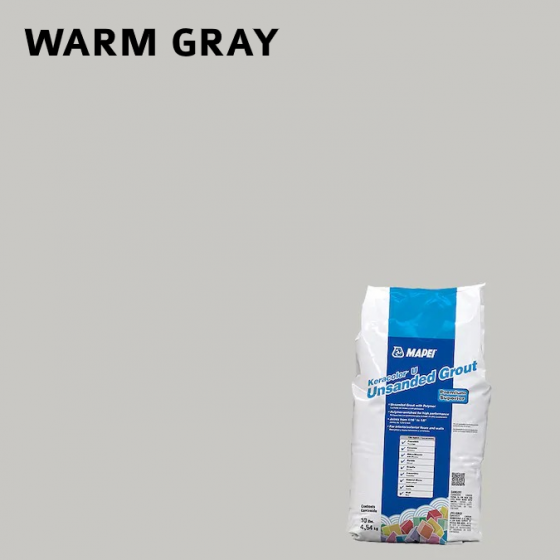 Lechada Sin Arena Y Con Polãƒæ’Ã‚ÂMero - Mapei Keracolor U Warm Gray 25Lbs