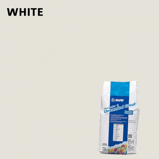 Lechada Sin Arena Y Con Polimero - Mapei Keracolor U White 25Lbs