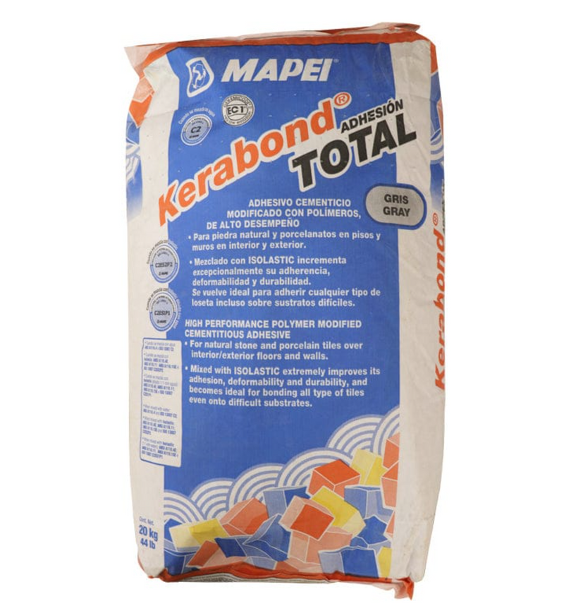 Mortero Con Polimero Gris - Mapei Kerabond Total 20kg