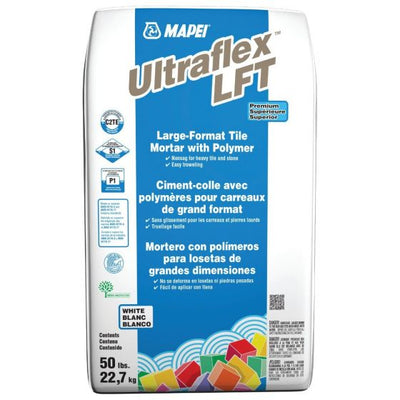 Mortero con Polímero Blanco - Mapei Ultraflex LFT 20kg